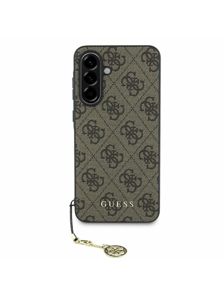 Guess Guess 4G Charm Stražnji Poklopac za Samsung Galaxy A56 Brown