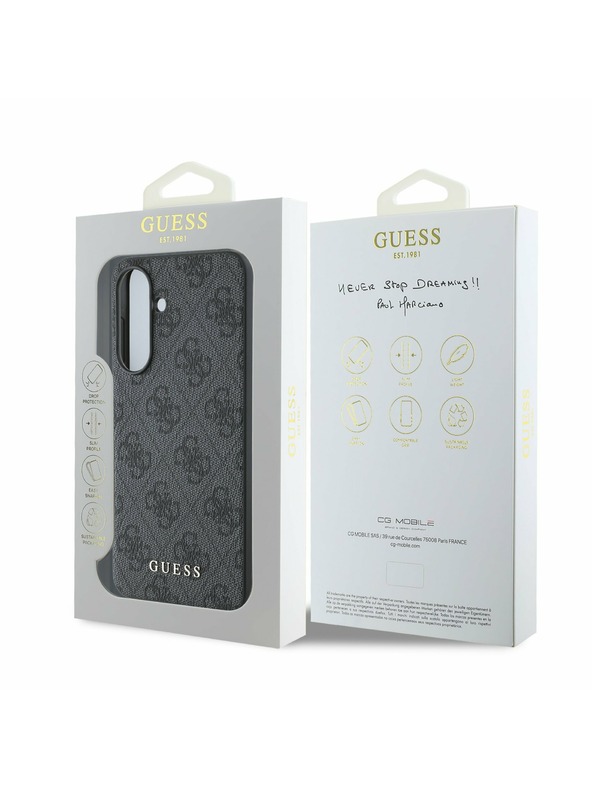 Guess Guess 4G Stražnji Poklopac za Samsung Galaxy A56 Grey
