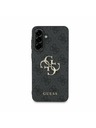 Guess Guess PU 4G Metal Logo Stražnji Poklopac za Samsung Galaxy A56 Grey