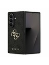 Guess Guess PU 4G Metal Logo Stražnji Poklopac za Samsung Galaxy Z Fold 7 Grey