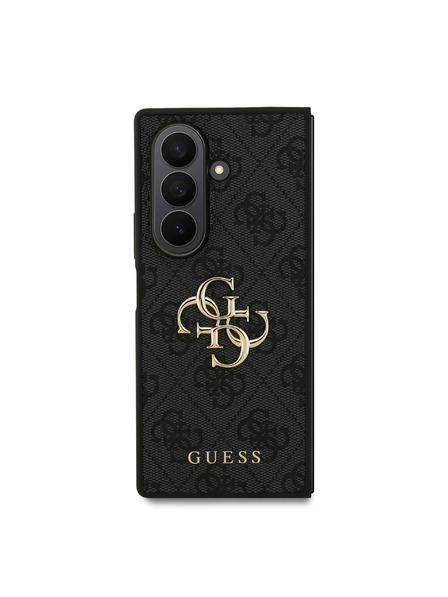 Guess Guess PU 4G Metal Logo Stražnji Poklopac za Samsung Galaxy Z Fold 7 Grey
