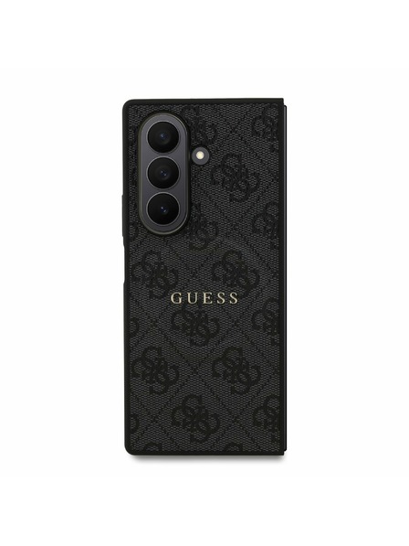 Guess Guess PU Leather 4G Colored Ring Magnetic Stražnji Poklopac za Samsung Galaxy Z Fold 7 Black