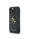 Guess Guess PU 4G Metal Logo Stražnji Poklopac za iPhone 14 Pro Max Grey