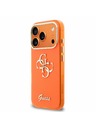 Guess Guess IML 4G Script Metal Logo Stražnji Poklopac za iPhone 17 Pro Max Orange