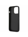Guess PU 4G Metal Logo Zadní Kryt pro iPhone 13 Pro Grey Etui za telefon