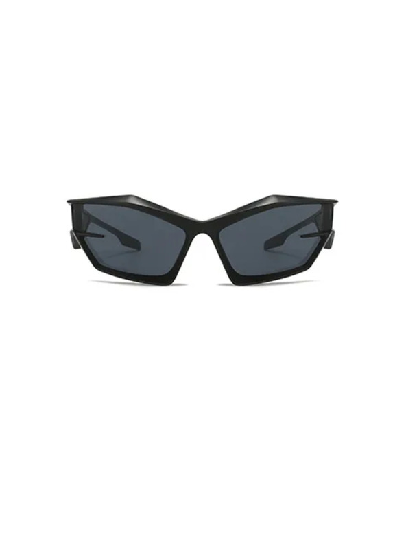 VEYREY VeyRey Unisex futurističke sunčane naočale Calictor crne univerzalne