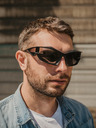 VEYREY VeyRey Unisex futurističke sunčane naočale Calictor crne univerzalne