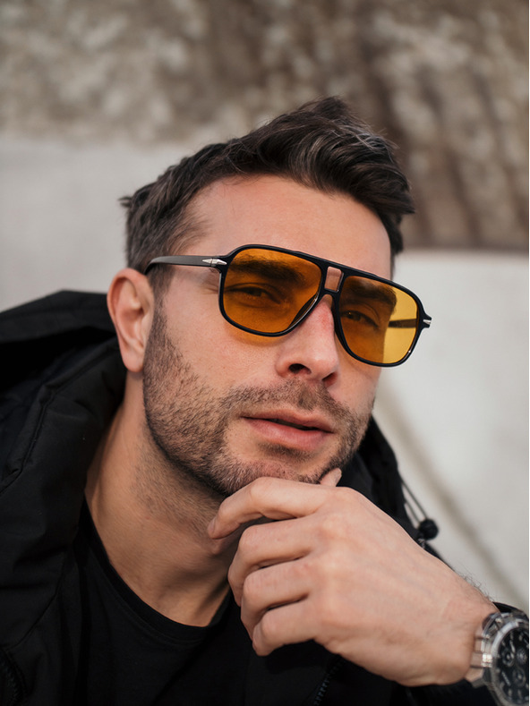 VEYREY VeryRey Pilotove sunčane naočale Ghost orange