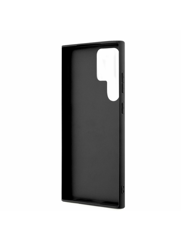 Guess Stražnja maska ​​Guess PU 4G s metalnim logotipom za Samsung Galaxy S23 Ultra Brown