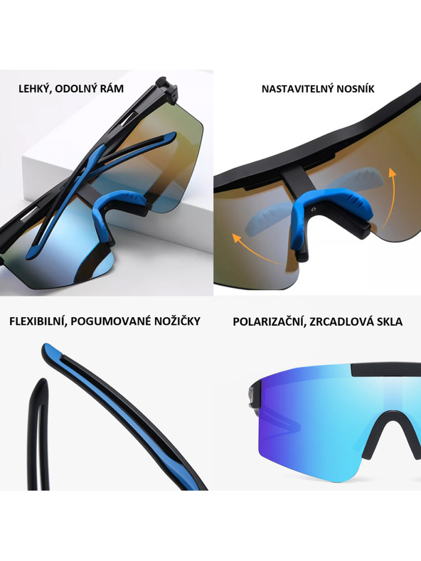 VEYREY Ljubičaste unisex polarizirane sportske sunčane naočale VeyRey Sesto