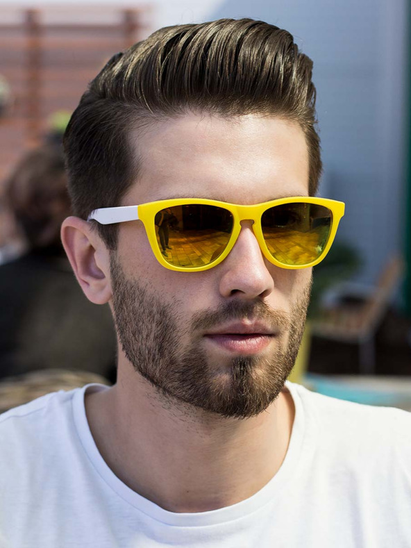 VEYREY VeyRey Sunčane naočale Nerd Cool žuto-bijele