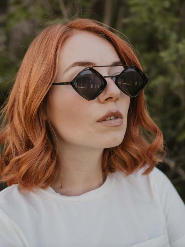 VEYREY VeyRey Aeltimpion crne unisex sunčane naočale