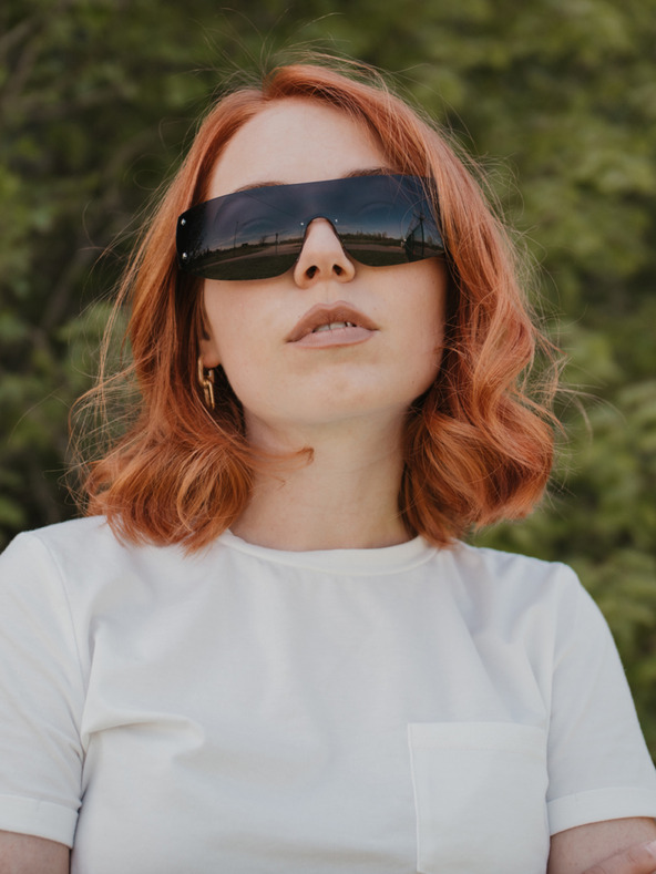 VEYREY Crne unisex sunčane naočale VeyRey Binneon