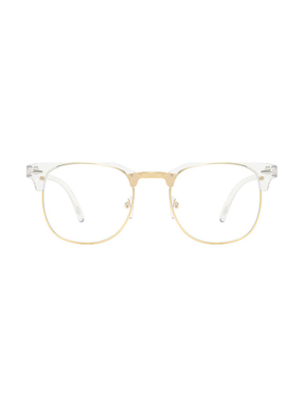 VEYREY VeyRey Blue Light Blocking Glasses Oval Sigrid Clear