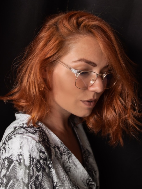 VEYREY VeyRey Blue Light Blocking Glasses Oval Sigrid Clear