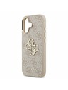 Guess Guess PU Leather 4G Metal Logo Gold Frame Stražnji Poklopac za iPhone 17 Pink