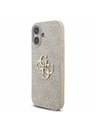 Guess Guess PU 4G Metal Logo Strap Stražnji Poklopac za iPhone 17 Pink