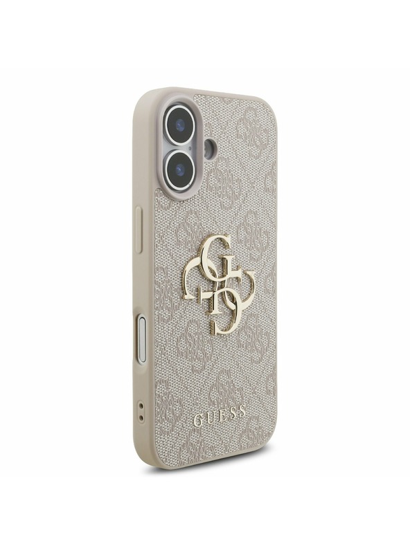 Guess Guess PU 4G Metal Logo Strap Stražnji Poklopac za iPhone 17 Pink