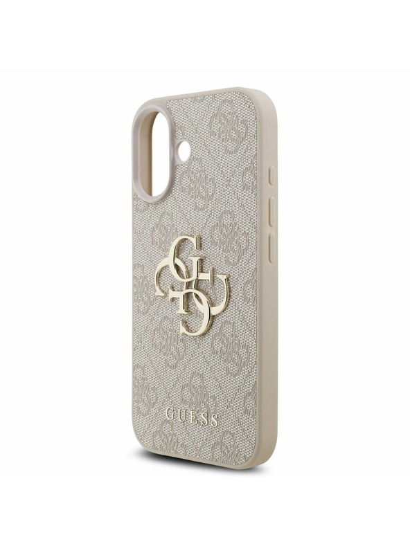 Guess Guess PU 4G Metal Logo Strap Stražnji Poklopac za iPhone 17 Pink