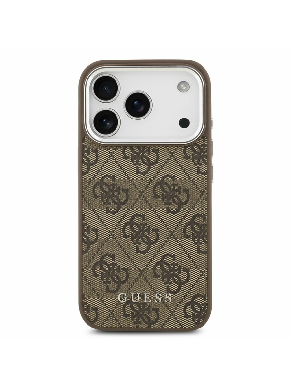 Guess Guess 4G MagSafe Stražnji Poklopac za iPhone 17 Pro Brown