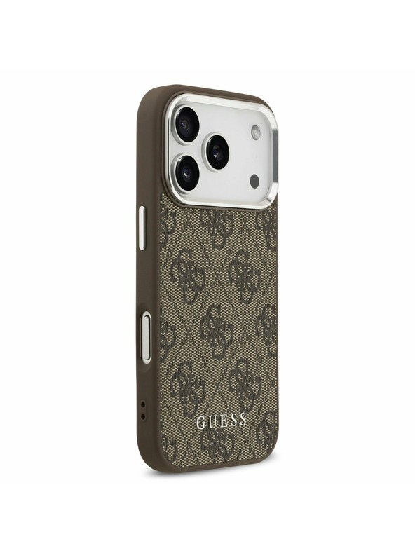 Guess Guess 4G MagSafe Stražnji Poklopac za iPhone 17 Pro Brown