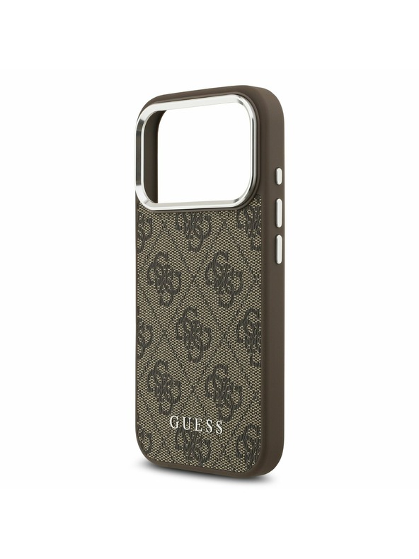 Guess Guess 4G MagSafe Stražnji Poklopac za iPhone 17 Pro Brown
