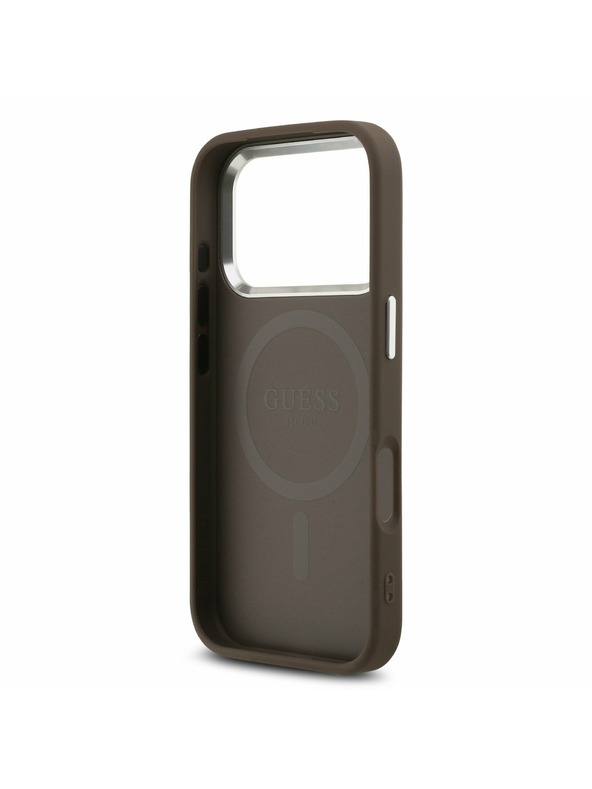 Guess Guess 4G MagSafe Stražnji Poklopac za iPhone 17 Pro Brown