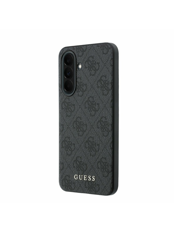 Guess Guess PU 4G Metal Classic Logo Stražnji Poklopac za Samsung Galaxy A37 Grey
