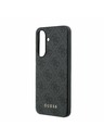 Guess Guess PU 4G Metal Classic Logo Stražnji Poklopac za Samsung Galaxy A37 Grey