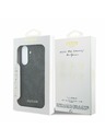 Guess Guess PU 4G Metal Classic Logo Stražnji Poklopac za Samsung Galaxy A37 Grey