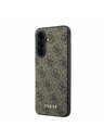 Guess Guess PU 4G Metal Classic Logo Stražnji Poklopac za Samsung Galaxy A37 Brown