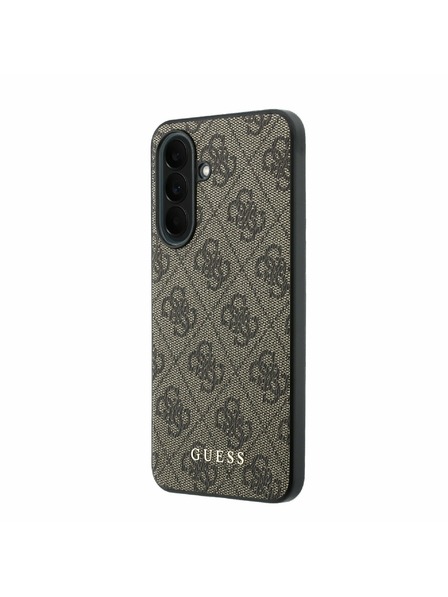 Guess Guess PU 4G Metal Classic Logo Stražnji Poklopac za Samsung Galaxy A37 Brown