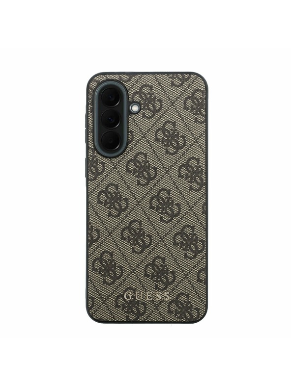 Guess Guess PU 4G Metal Classic Logo Stražnji Poklopac za Samsung Galaxy A37 Brown