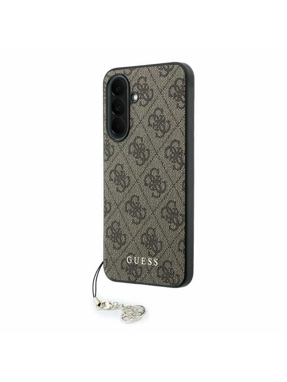 Guess Guess 4G Charm Stražnji Poklopac za Samsung Galaxy A37 Brown