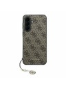 Guess Guess 4G Charm Stražnji Poklopac za Samsung Galaxy A37 Brown