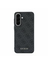 Guess Guess PU 4G Metal Classic Logo Stražnji Poklopac za Samsung Galaxy A57 Grey
