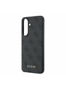 Guess Guess PU 4G Metal Classic Logo Stražnji Poklopac za Samsung Galaxy A57 Grey