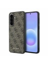 Guess Guess PU 4G Metal Classic Logo Stražnji Poklopac za Samsung Galaxy A57 Brown