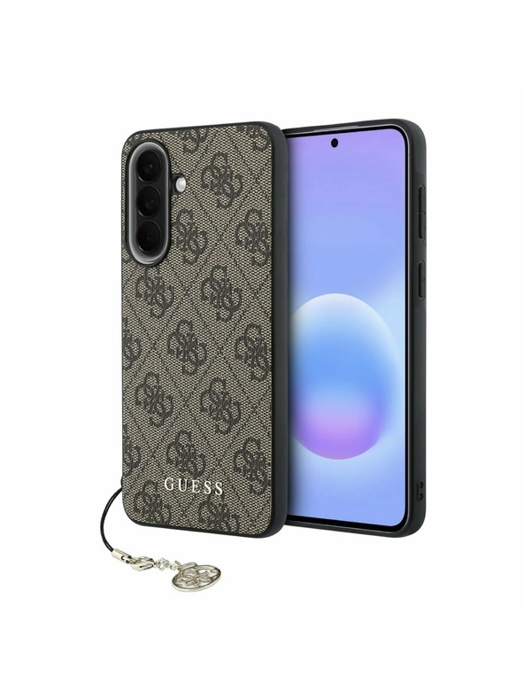 Guess Guess 4G Charm Stražnji Poklopac za Samsung Galaxy A57 Brown