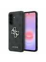 Guess Guess PU 4G Metal Logo Stražnji Poklopac za Samsung Galaxy A37 Grey