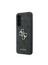 Guess Guess PU 4G Metal Logo Stražnji Poklopac za Samsung Galaxy A37 Grey