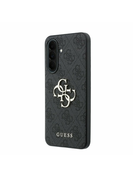Guess Guess PU 4G Metal Logo Stražnji Poklopac za Samsung Galaxy A37 Grey