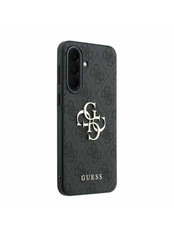 Guess Guess PU 4G Metal Logo Stražnji Poklopac za Samsung Galaxy A37 Grey