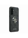 Guess Guess PU 4G Metal Logo Stražnji Poklopac za Samsung Galaxy A37 Grey