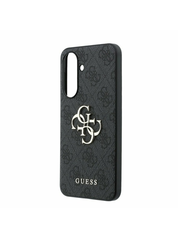Guess Guess PU 4G Metal Logo Stražnji Poklopac za Samsung Galaxy A37 Grey