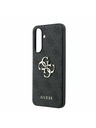 Guess Guess PU 4G Metal Logo Stražnji Poklopac za Samsung Galaxy A37 Grey