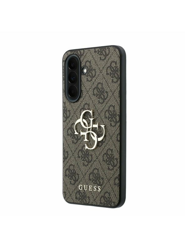 Guess Guess PU 4G Metal Logo Stražnji Poklopac za Samsung Galaxy A37 Brown