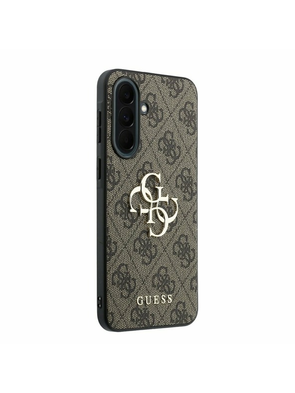 Guess Guess PU 4G Metal Logo Stražnji Poklopac za Samsung Galaxy A37 Brown