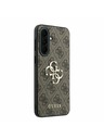 Guess Guess PU 4G Metal Logo Stražnji Poklopac za Samsung Galaxy A37 Brown