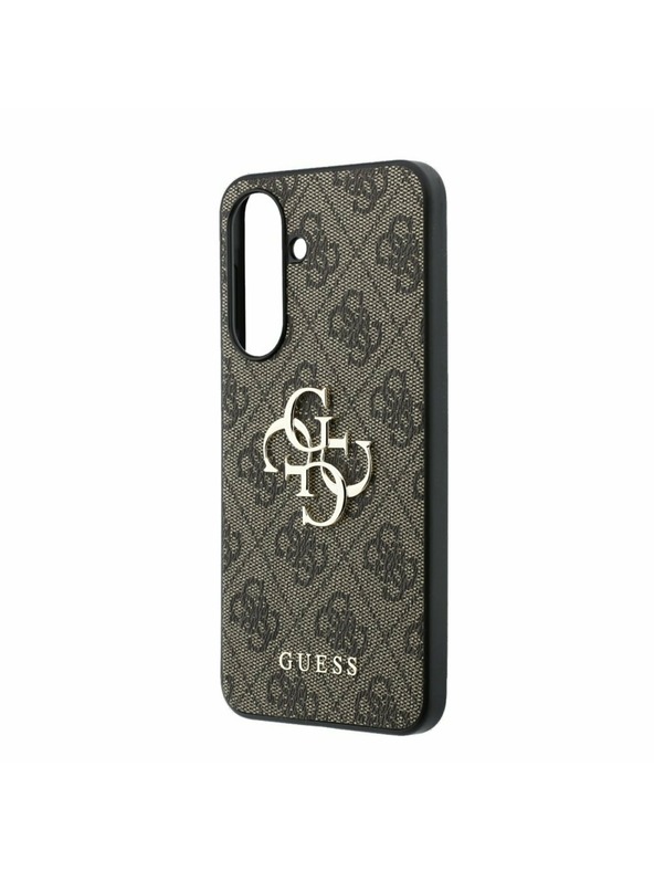 Guess Guess PU 4G Metal Logo Stražnji Poklopac za Samsung Galaxy A37 Brown